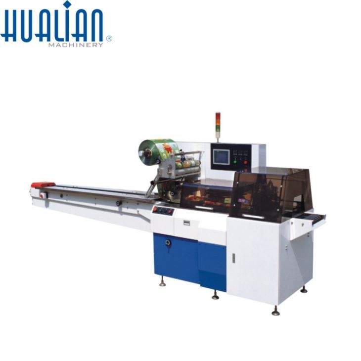 Máquina de embalaje horizontal tipo papel hacia abajo